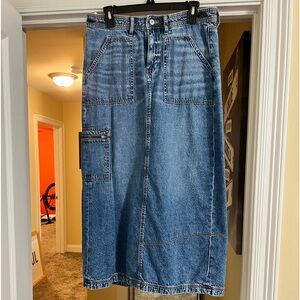 American Eagle Cargo Maxi Skirt